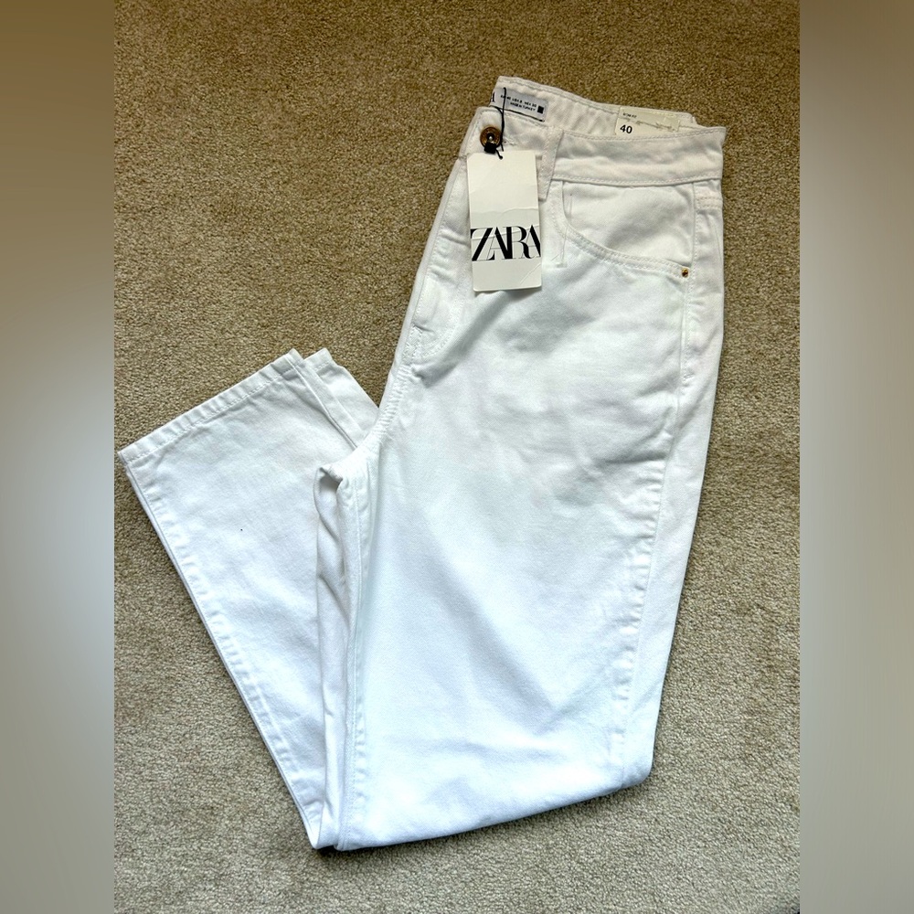 Zara High Rise Women’s Jeans - White